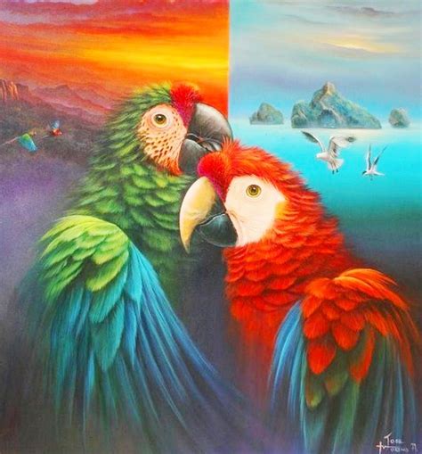 Cuadros Modernos Pinturas y Dibujos : Cuadros de Pájaros ...