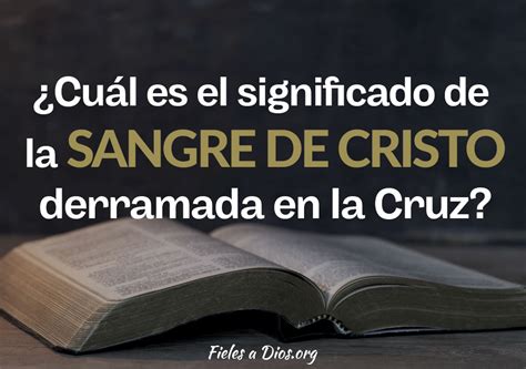 ¿Cuál es el Significado de la Sangre de Cristo Derramada ...