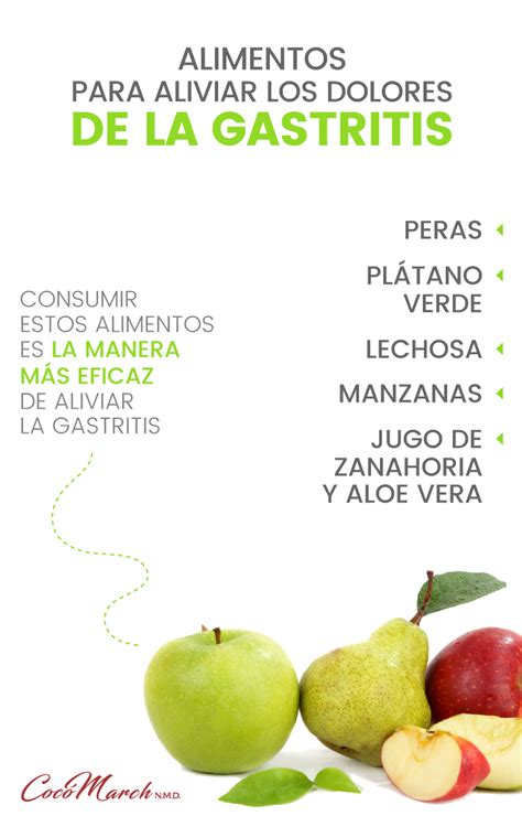 ¿Cuáles Alimentos Consumir Para Aliviar La Gastritis? | Coco March