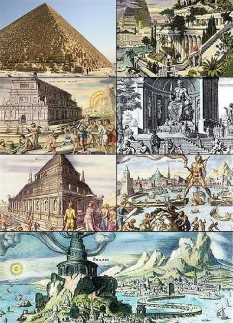 Cuáles son las 7 maravillas del mundo antiguo   8 pasos