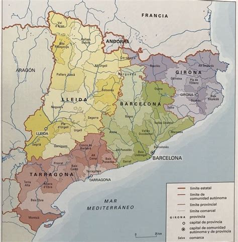 ¿Cuáles son las provincias de Cataluña?