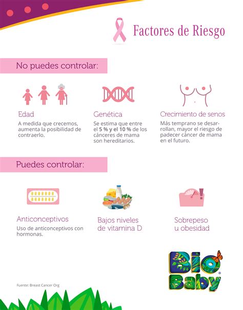 Cuáles son los factores de riesgo del cáncer de mama para ...