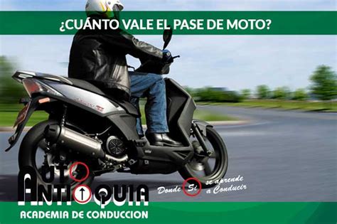 ¿Cuánto vale el pase de moto en Medellín?
