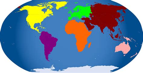¿Cuántos continentes hay en el mundo? | Principales ...