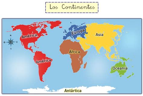 ¿Cuántos continentes y océanos existen? apréndelo en este ...
