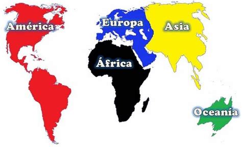 ¿Cuántos y cuáles son los continentes | Continentes y ...