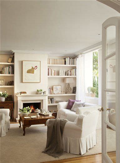 Cuatro salones pequeños... ¡pero perfectos! | bookshelves ...