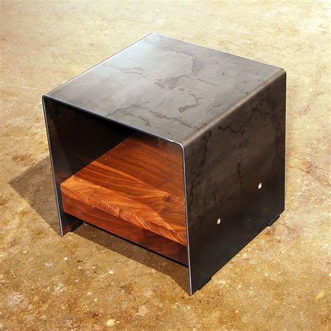 Cubic Table // Walnut & Steel   Sarabi Studio   Touch of Modern