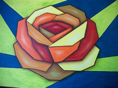 Cubismo   A Rosa | cubismo rosa em 2019 | Arte cubista ...