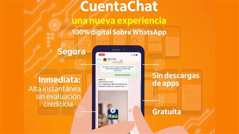 Cuenta Chat Itaú: cómo abrir una cuenta bancaria gratis desde WhatsApp