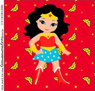 Cumpleaños de la Mujer Maravilla: Invitaciones y Etiquetas para Candy ...