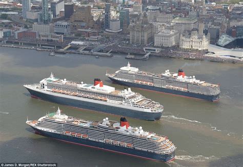 Cunard s Queen Victoria and Queen Elizabeth ships join ...