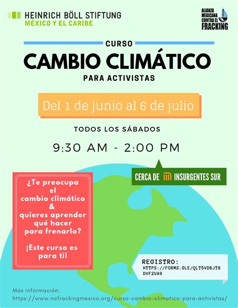 Curso: Cambio climático para activistas | Alianza Mexicana ...