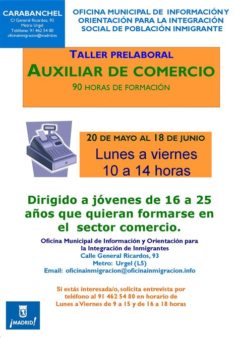 Curso de Auxiliar de Comercio en la Oficina de Carabanchel ...