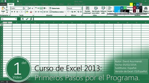 Curso de Excel 2013 Básico y Avanzado. Índice del Curso de ...