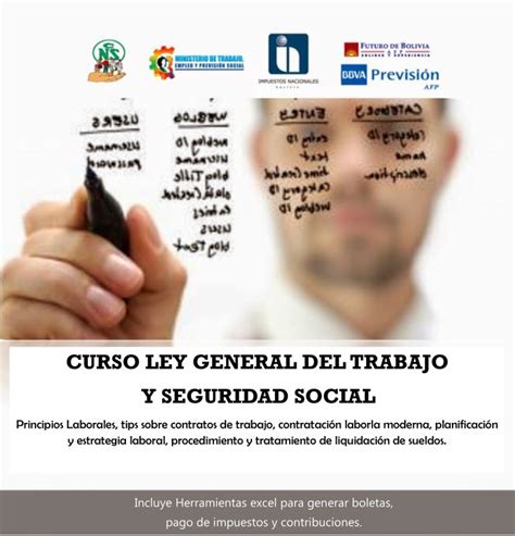 Curso Ley General del Trabajo y Seguridad Social   Bolivia ...