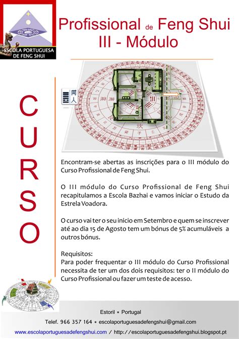 CURSO PROFISSIONAL DE FENG SHUI   Escola Portuguesa de Feng Shui