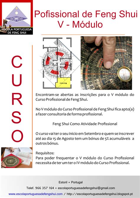 CURSO PROFISSIONAL DE FENG SHUI   Escola Portuguesa de Feng Shui