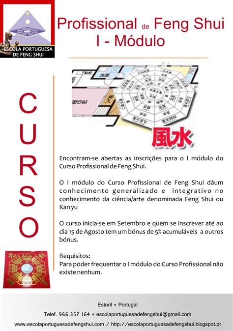 CURSO PROFISSIONAL DE FENG SHUI   Escola Portuguesa de Feng Shui