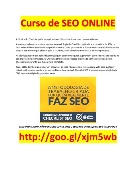 Curso seo download grátis pdf by Download Grátis Completo ...