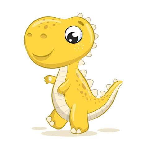 Cute baby dinosaur illustration. Vector cartoon illustration. 3242238 ...