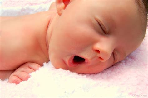 Cute Baby Yawning Image