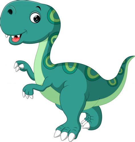 Cute dibujos animados de dinosaurios | Vector Premium