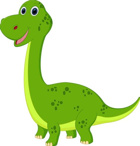 Cute dibujos animados de dinosaurios | Vector Premium