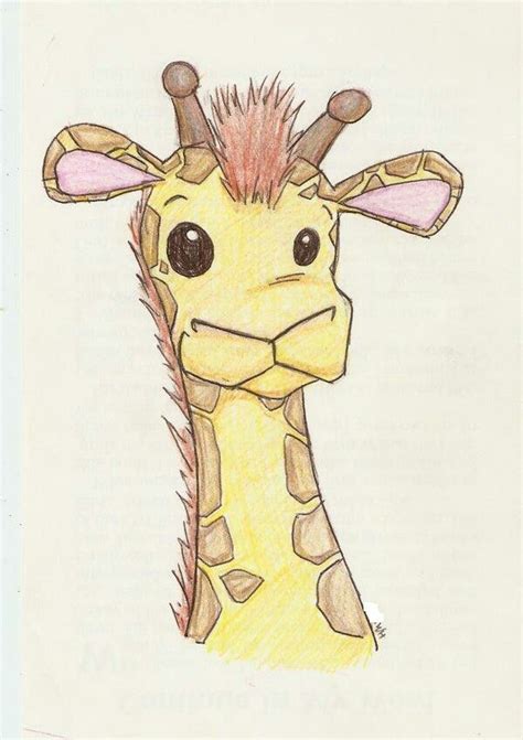 Cute giraffe drawing | Cute giraffe drawing, Cute drawings ...