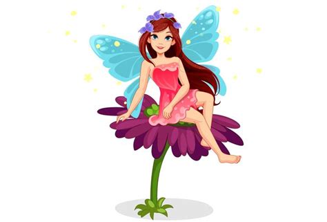 cute little fairy 587735 Vector Art at Vecteezy