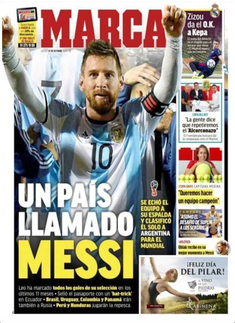 D10S irá al Mundial, Messi clasifica a la Argentina: las portadas