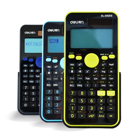 D82ES Scientific Calculator Dual Power Solar Power +Coin ...