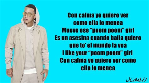 Daddy Yankee, Snow   Con Calma  Letra    YouTube