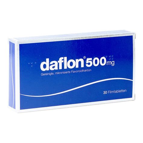 Daflon 500 mg Filmtabletten 30 stk – günstig bei apotheke.at
