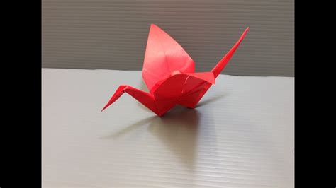 Daily Origami: 001 Crane YouTube