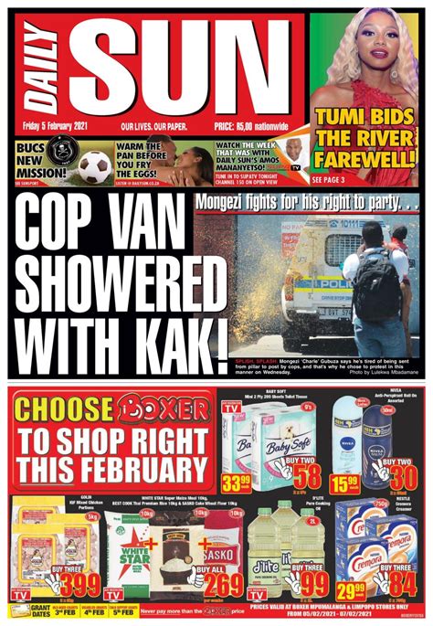 Daily Sun Newspaper   Get your Digital Subscription