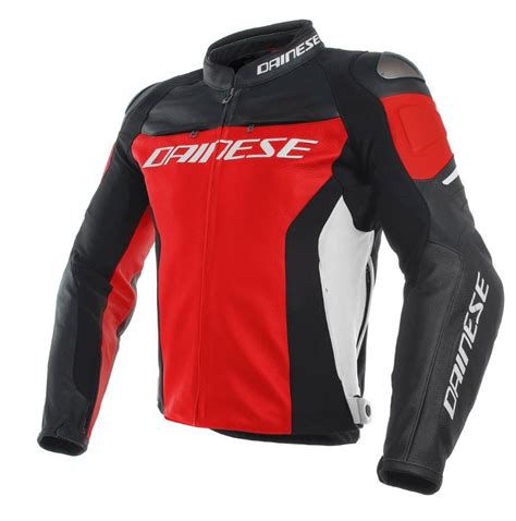 Dainese Racing 3 Jacket   Red Black White   Champion Helmets