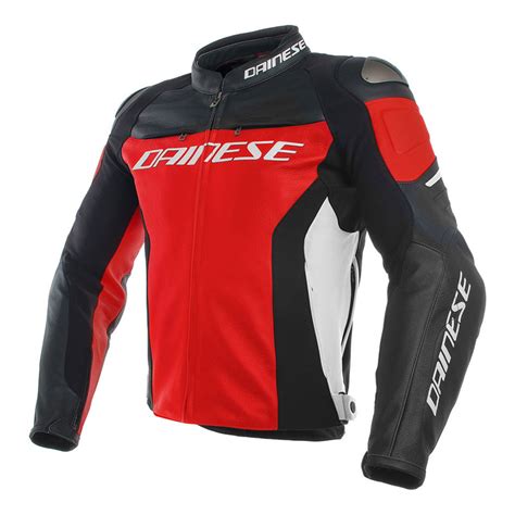 Dainese Racing 3 Leather Jacket Red DA 1533788 751 Jackets ...