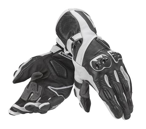 Dainese Veloce Leather Gloves Black/White | eBay