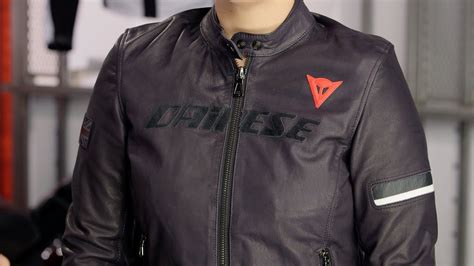 Dainese Women s Archivio Leather Jacket Review at RevZilla ...