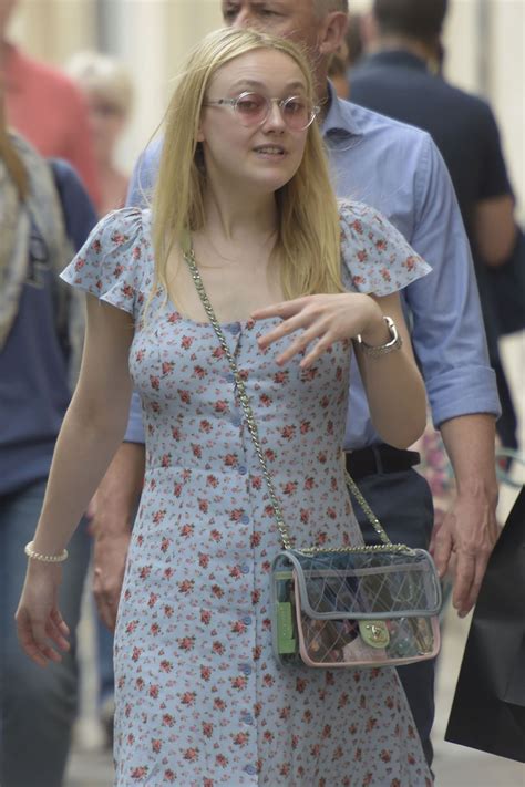 DAKOTA FANNING Out and About in Rome 04/16/2018   HawtCelebs