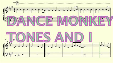 Dance Monkey   EASY Piano Sheet Music With NOTE NAMES ...