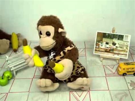 Dance & Sing Stuffed Monkey with Banana Plush Music Toy ...