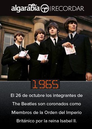 Dato para recordar – Los Beatles son coronados como ...