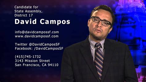 David Campos Candidate Statement for California State Assembly District ...