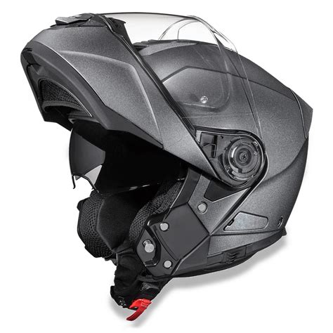 Daytona Helmets Glide Gun Metal Gray DOT Modular FlipUp ...