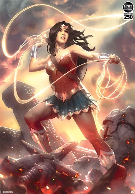 DC Comics Wonder Woman Fine Art Print by Sideshow ...
