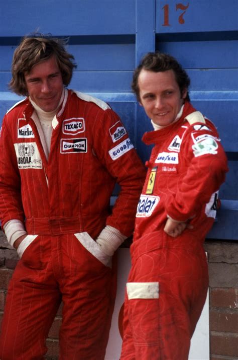 De enemigos a amigos los grandes pilotos James Hunt y Niki Lauda ...