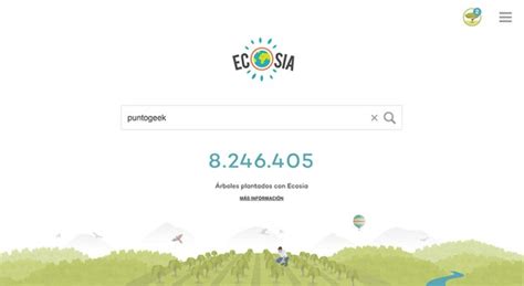 De Interés : Ecosia, el buscador que planta árboles mientras buscas en ...