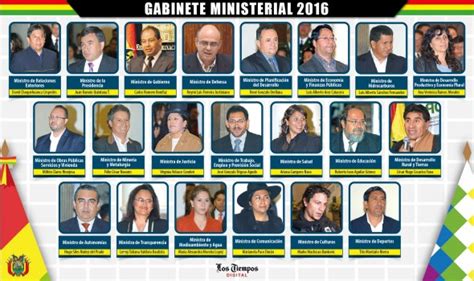 De los 21 ministros de Evo, 18 tienen títulos de licenciatura